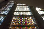 Het trappenhuis 's avonds.
<br/>
Marcel Westhoff, mei 2016